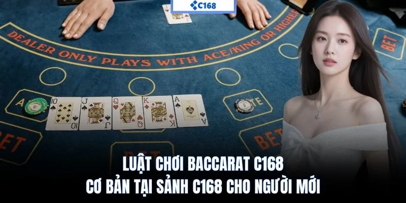 Luật chơi Baccarat C168 cơ bản tại sảnh C168 cho người mới